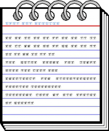 Spot Boy Regular Font
