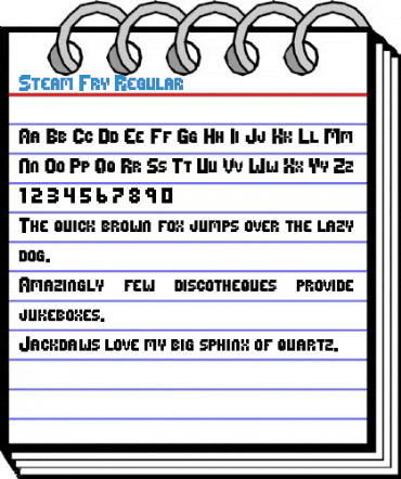 Steam Fry Regular Font