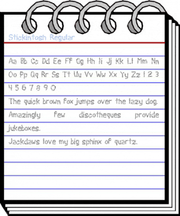 Stickintosh Regular Font