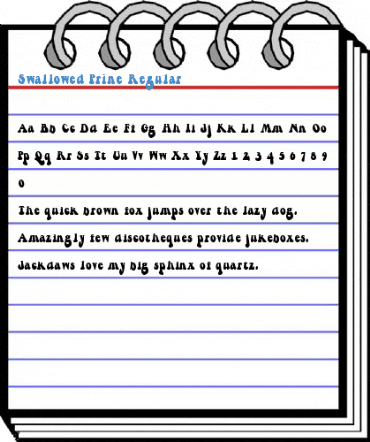 Swallowed Prine Regular Font