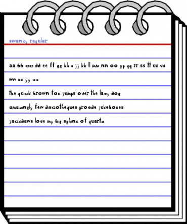 Swanky Regular Font