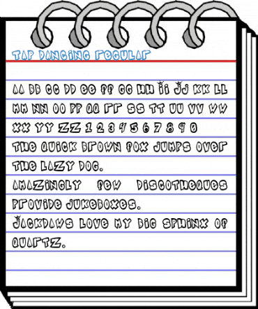 Tap Dancing Regular Font