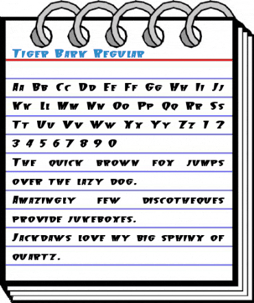 Tiger Bark Regular Font