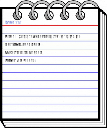 Tiny Glass Regular Font