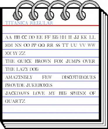 Titanica Regular Font