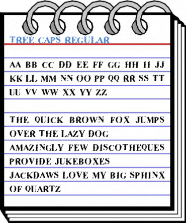 Tree Caps Regular Font