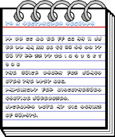 Ts n Rectangles Regular Font
