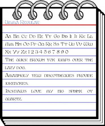 Umma Regular Font