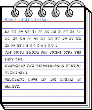 Uncle Joint Regular Font