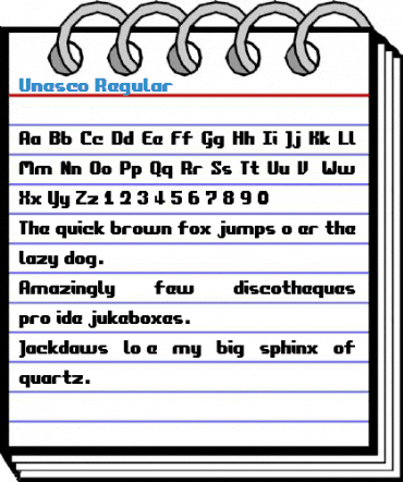 Unesco Regular Font