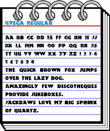 Uvega Regular Font
