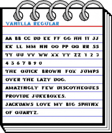 Vanilla Regular Font
