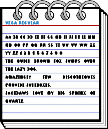 Vega Regular Font