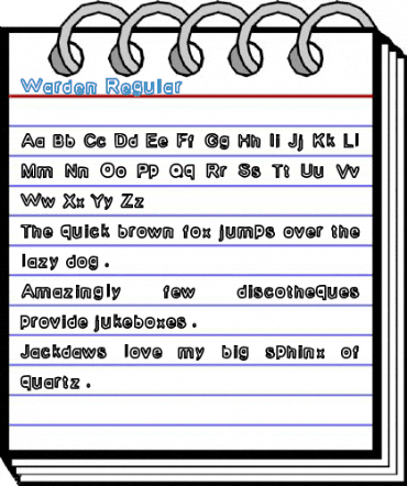 Warden Regular Font