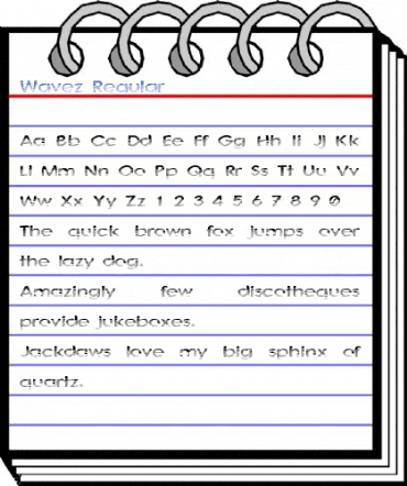 Wavez Regular Font