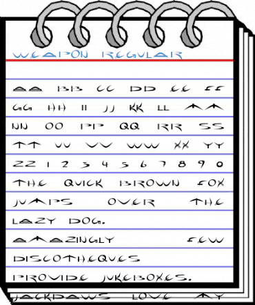 Weapon Regular Font