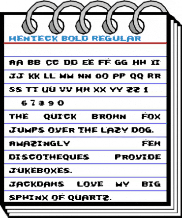 Wenteck Bold Regular Font