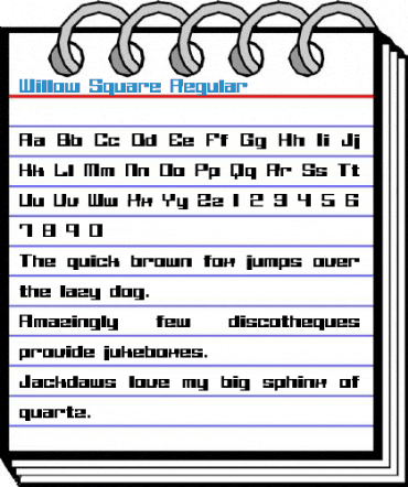 Willow Square Regular Font