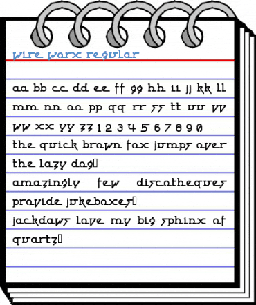 Wire Worx Regular Font