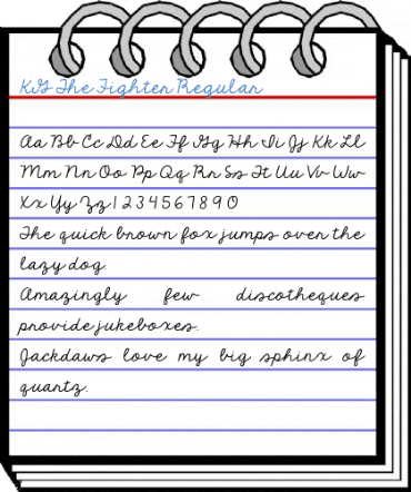 KG The Fighter Regular Font
