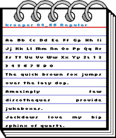 kroeger 04_66 Regular Font