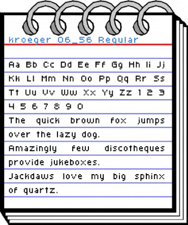 kroeger 06_56 Regular Font