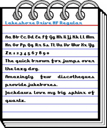 Lakeshore Drive NF Regular Font