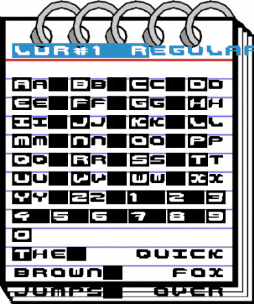 LDR#1 Regular Font