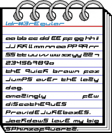 LDR#3 Regular Font