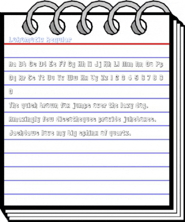 Lokomotiv Regular Font
