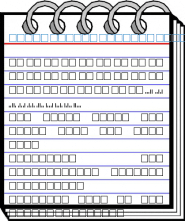 Lotus Postal Barcode Regular Font