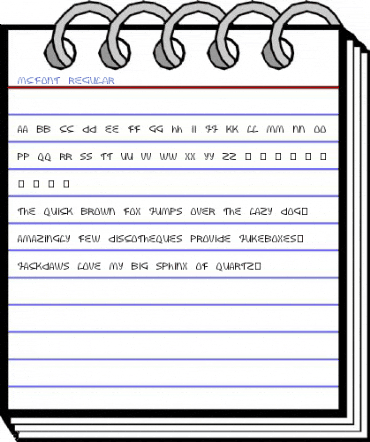 McFont Regular Font