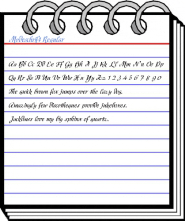 Modeschrift Regular Font