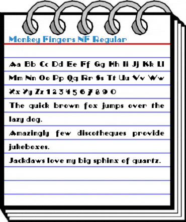 Monkey Fingers NF Regular Font