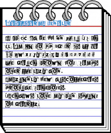 Mustasurma Regular Font