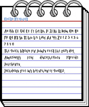 Naira Regular Font
