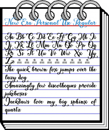 New Era Personal Use Regular Font