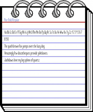 Nue Bold Regular Font