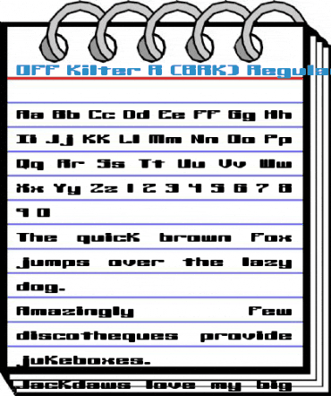 Off Kilter R (BRK) Regular Font