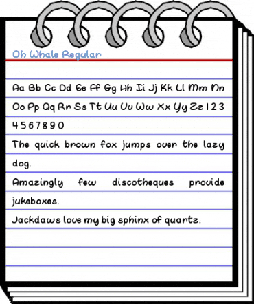 Oh Whale Regular Font
