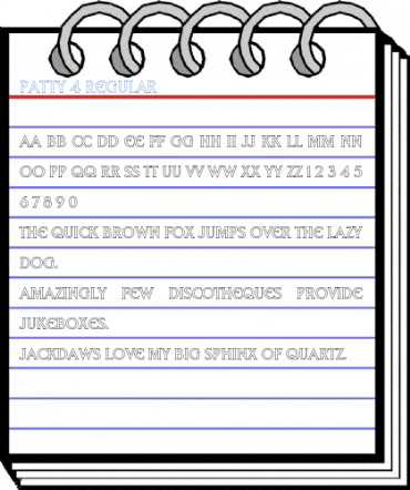 Patty 4 Regular Font