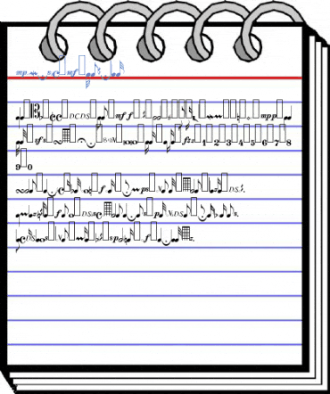 PGMusic F Regular Font