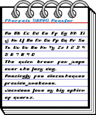 Phorfeit (BRK) Regular Font