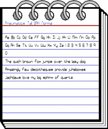 Pneumatics Tall BRK Normal Font