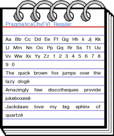 PragmaticaChvFVI Regular Font