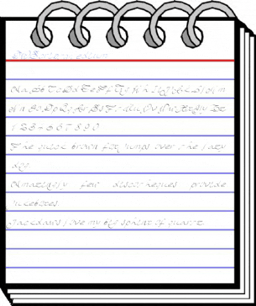 PWScript Medium Font