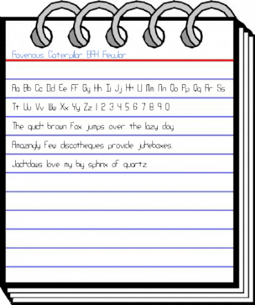 Ravenous Caterpillar BRK Regular Font