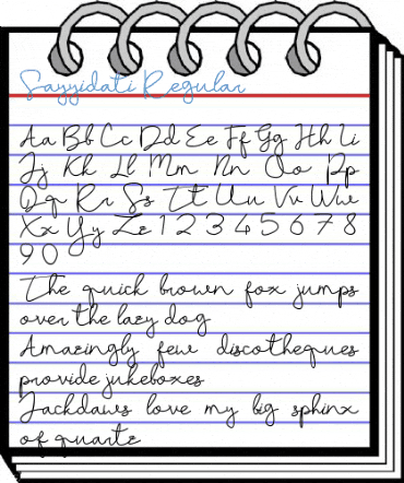 Sayyidati Regular Font