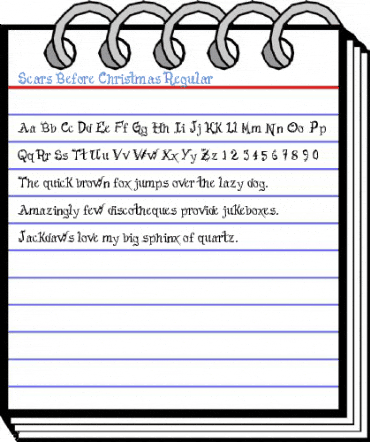 Scars Before Christmas Regular Font