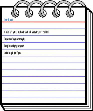 Slender BRK Normal Font